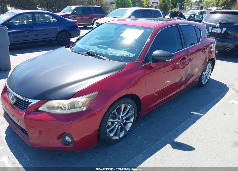 2012 LEXUS CT 200H PREMIUM VIN: JTHKD5BH6C2095264