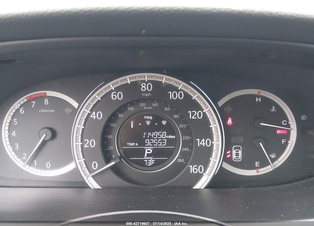 2013 HONDA ACCORD VIN: 1HGCR2F30DA014398