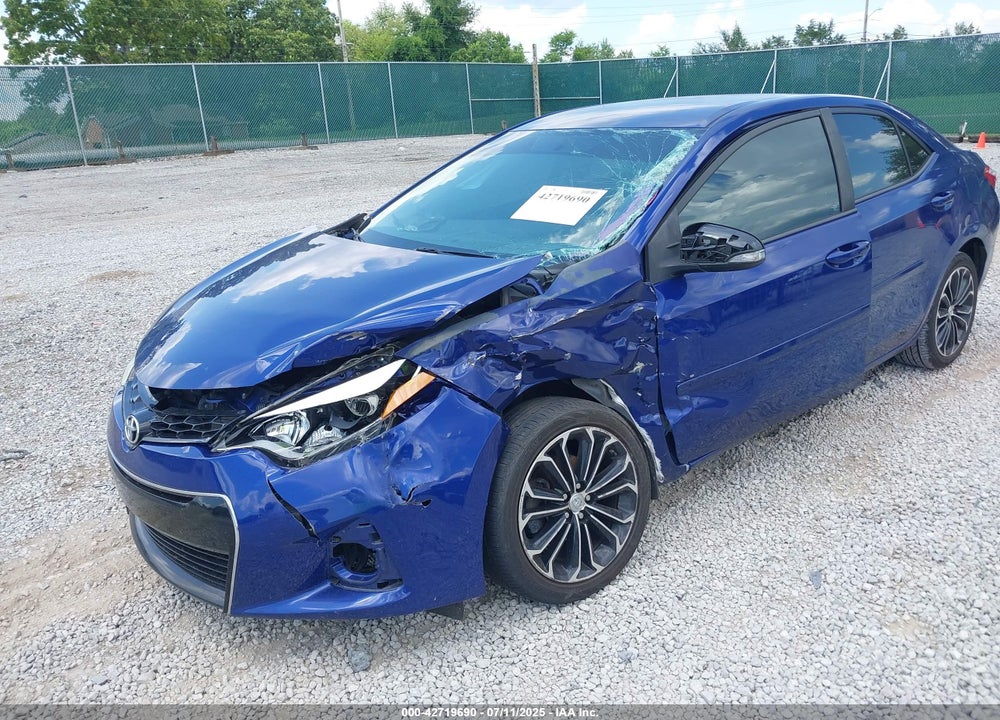 2016 TOYOTA COROLLA VIN: 5YFBURHE8GP538270