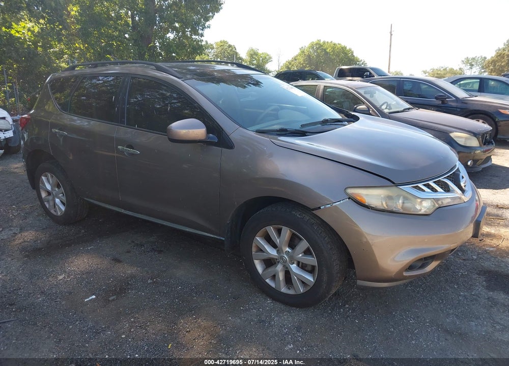 2014 NISSAN MURANO SL VIN: JN8AZ1MW5EW513431