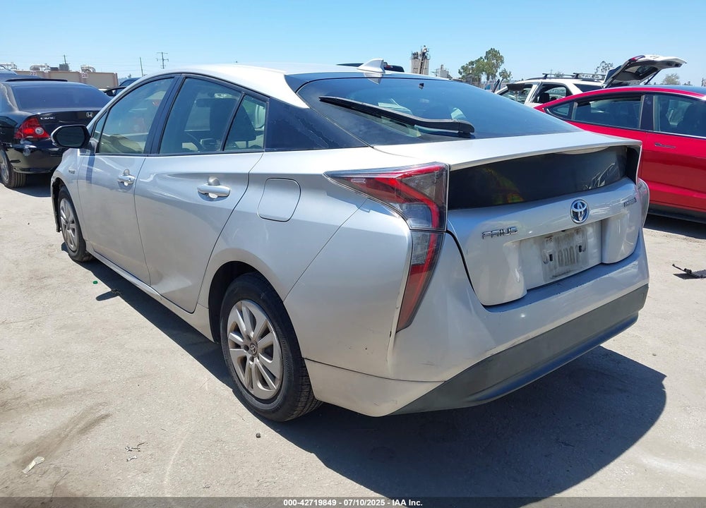 2016 TOYOTA PRIUS VIN: JTDKBRFU5G3013398