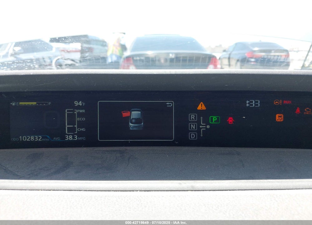 2016 TOYOTA PRIUS VIN: JTDKBRFU5G3013398