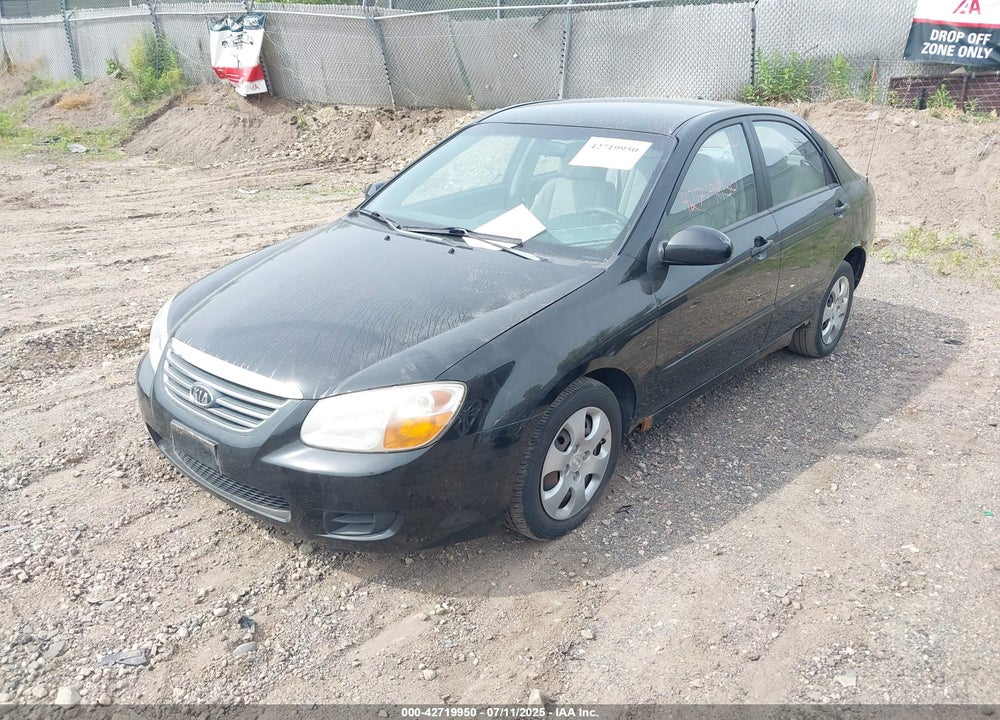 2008 KIA SPECTRA VIN: KNAFE121185534451