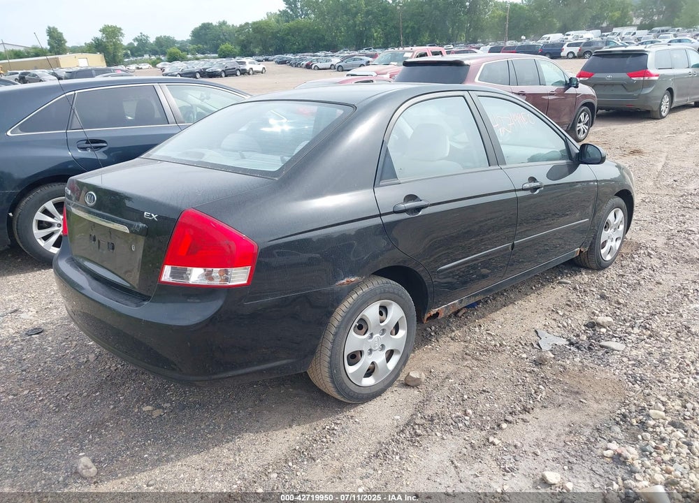 2008 KIA SPECTRA VIN: KNAFE121185534451