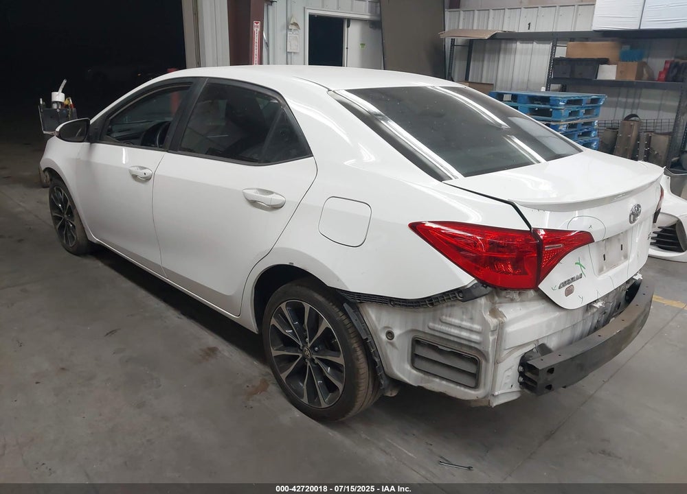 2018 TOYOTA COROLLA VIN: 2T1BURHE2JC105163