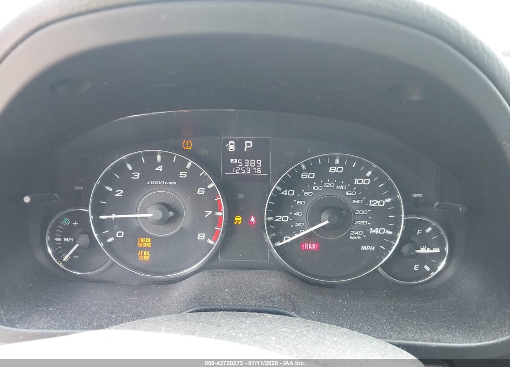 2012 SUBARU OUTBACK VIN: 4S4BRBJCXC3202314