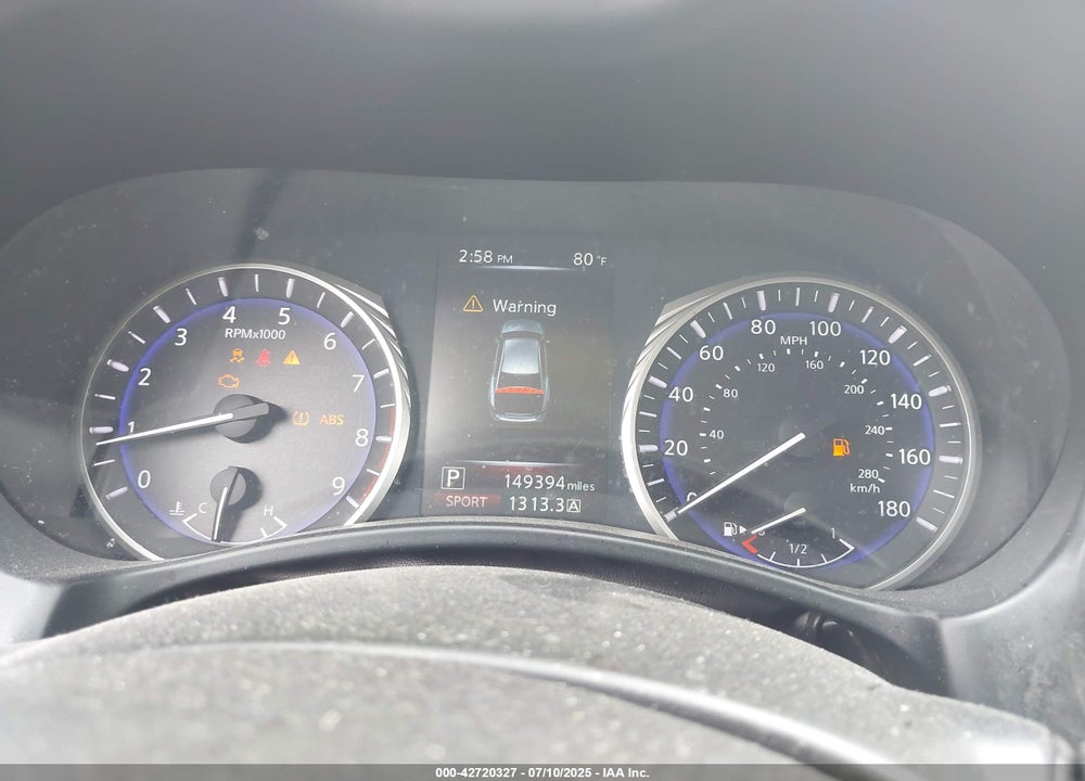 2014 INFINITI Q50 VIN: JN1BV7ARXEM702586