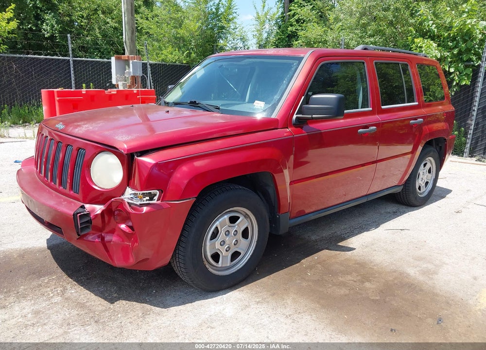 2008 JEEP PATRIOT VIN: 1J8FT28WX8D781595