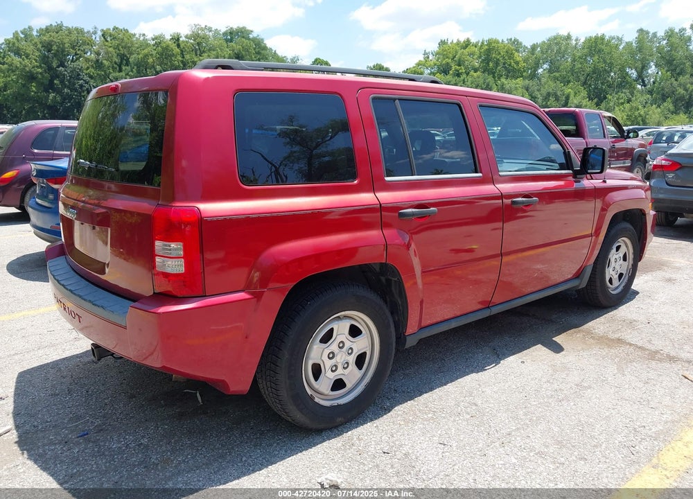 2008 JEEP PATRIOT VIN: 1J8FT28WX8D781595