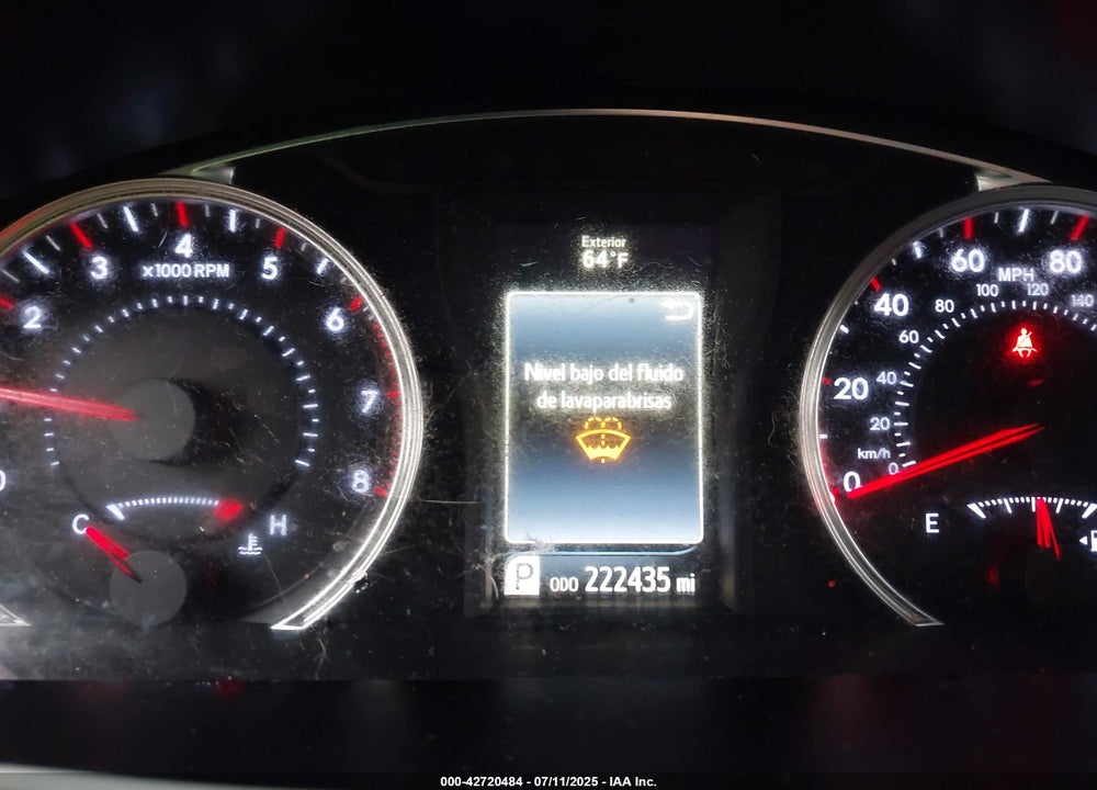 2015 TOYOTA CAMRY SE VIN: 4T1BF1FK5FU497694