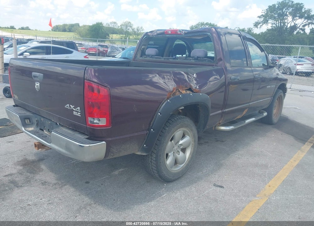 2005 DODGE RAM 1500 SLT/LARAMIE VIN: 1D7HU18DX5J567568