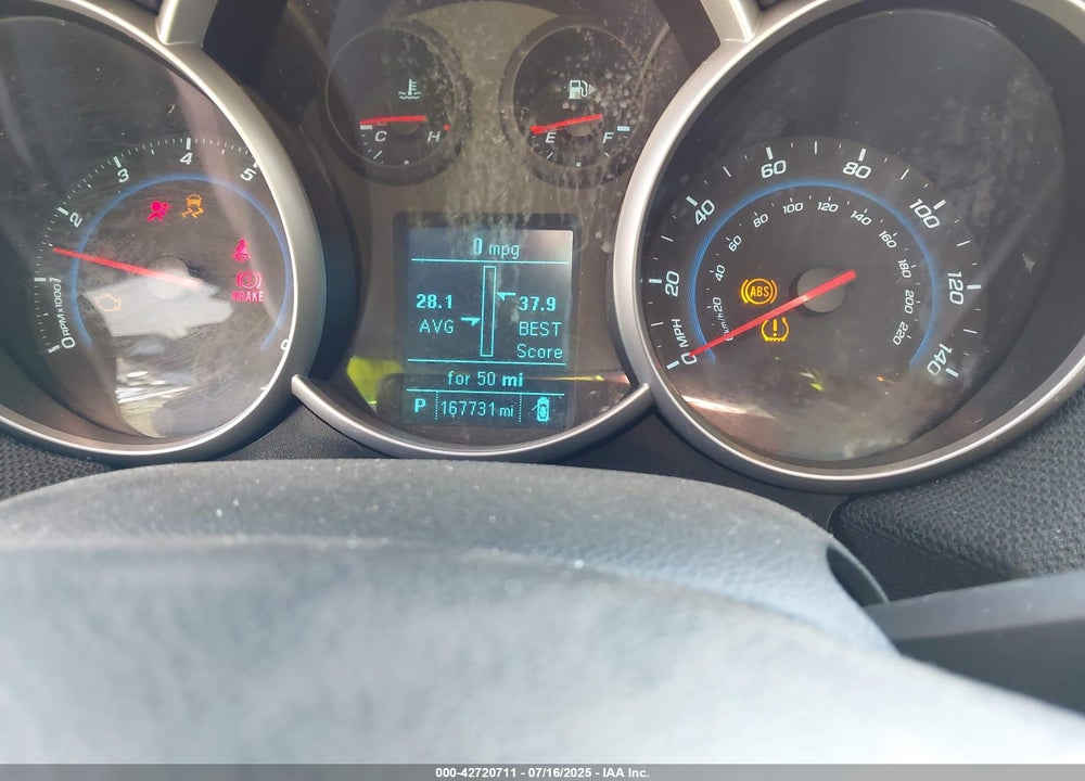2013 CHEVROLET CRUZE VIN: 1G1PH5SBXD7123460