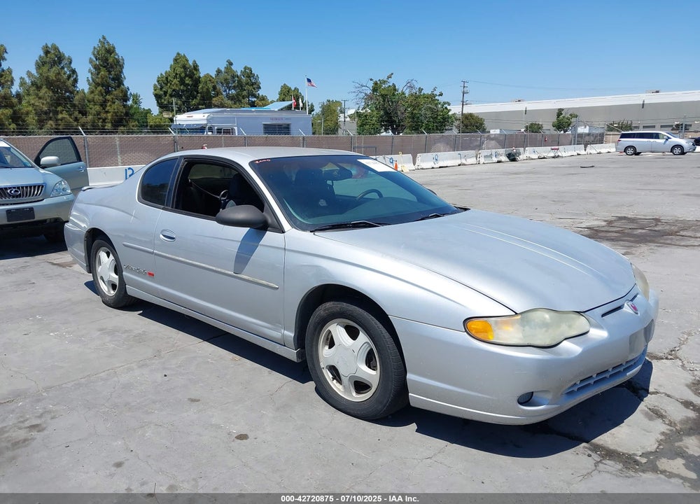2003 CHEVROLET MONTE CARLO SS VIN: 2G1WX12KX39269071