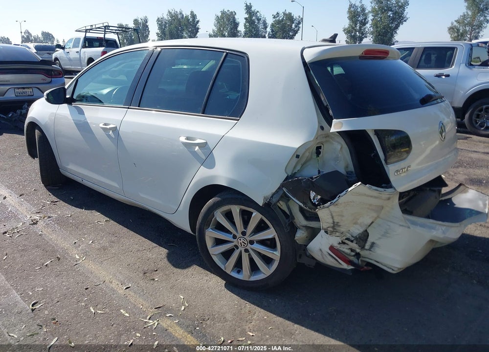 2013 VOLKSWAGEN GOLF VIN: WVWNM7AJ4DW086507
