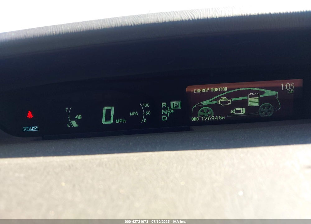 2011 TOYOTA PRIUS FOUR VIN: JTDKN3DUXB5340755
