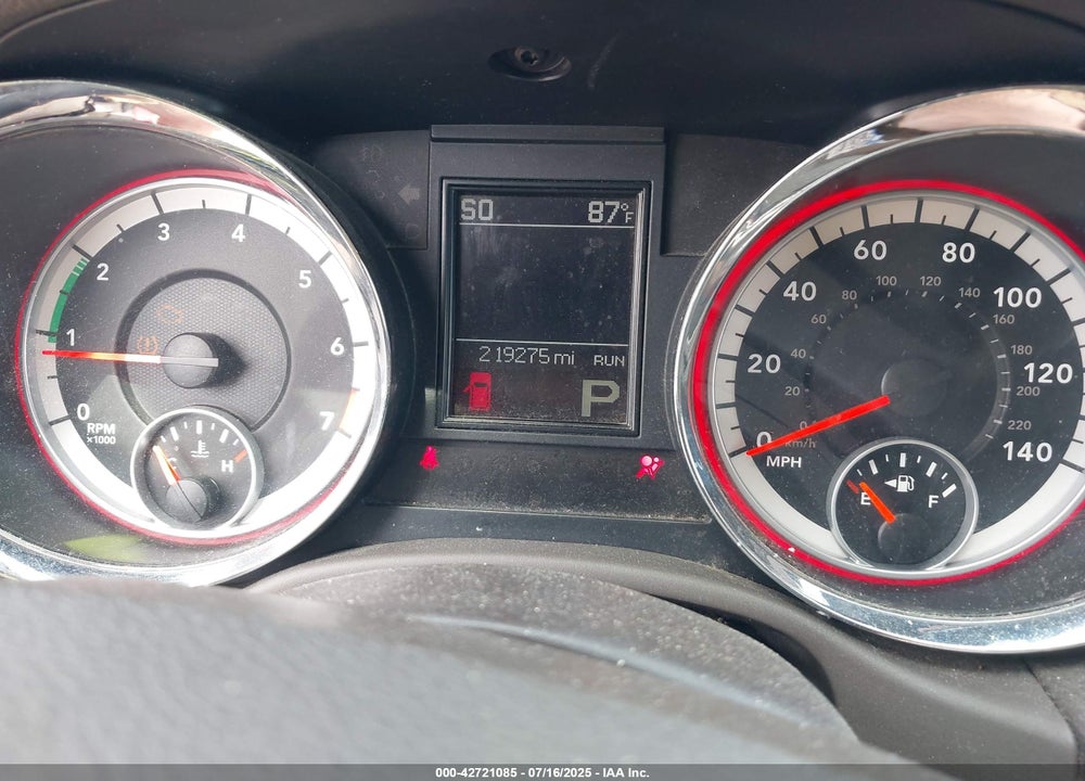 2013 DODGE DURANGO VIN: 1C4RDHAG0DC659707