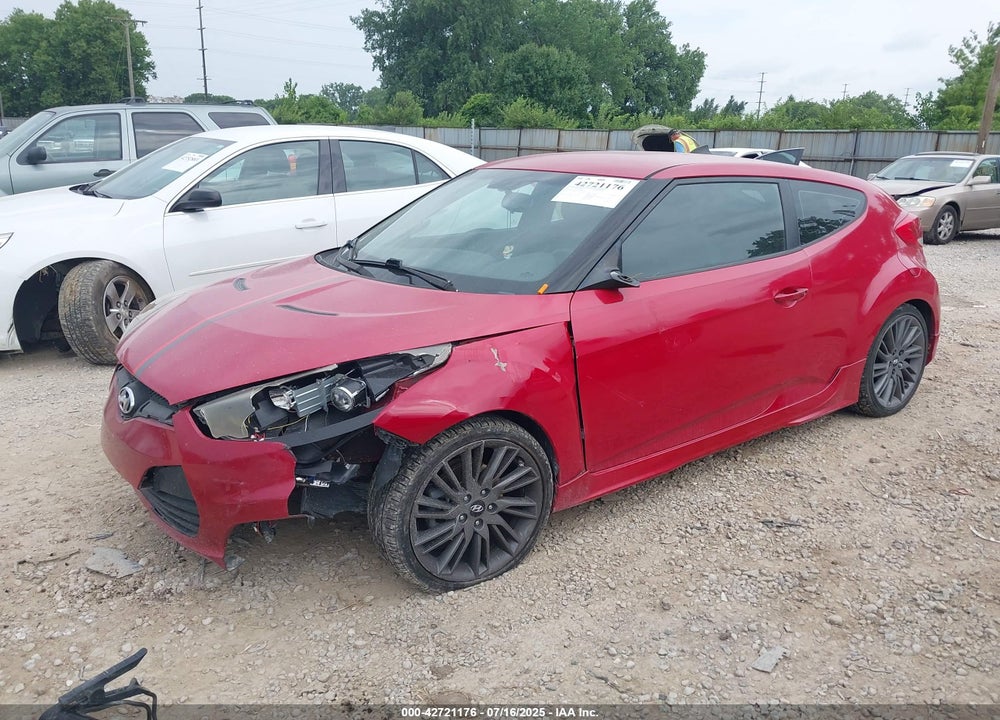 2013 HYUNDAI VELOSTER VIN: KMHTC6AD6DU156224