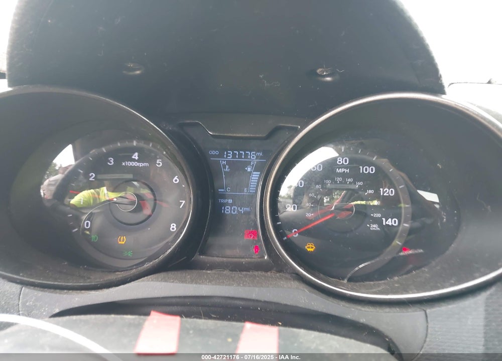2013 HYUNDAI VELOSTER VIN: KMHTC6AD6DU156224