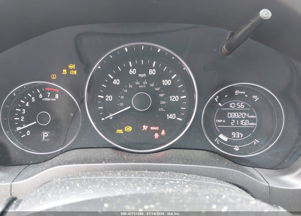 2018 HONDA HR-V VIN: 3CZRU6H76JM723196