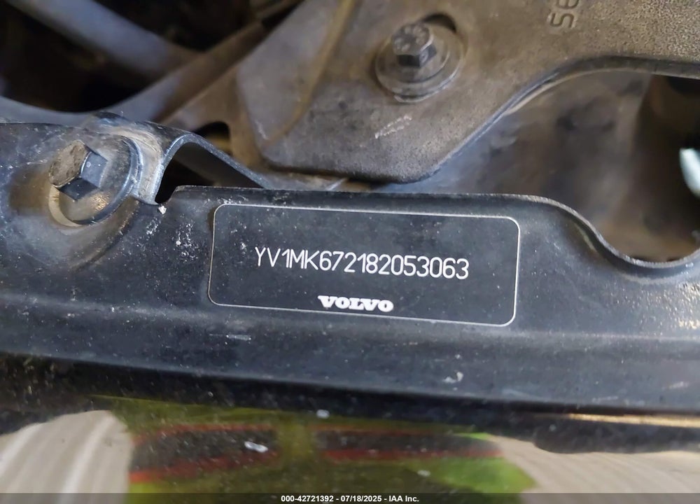 2008 VOLVO C30 T5 R-DESIGN/T5 VERSION 1.0/T5 VERSION 2.0 VIN: YV1MK672182053063