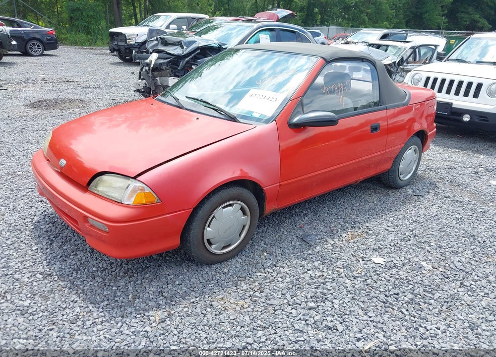 1993 GEO METRO LSI SPRINT CL VIN: JG1MR3362PK208056