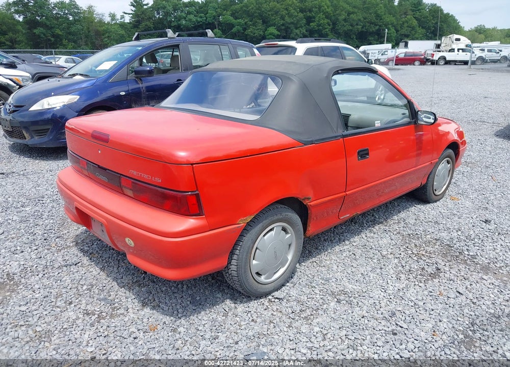 1993 GEO METRO LSI SPRINT CL VIN: JG1MR3362PK208056