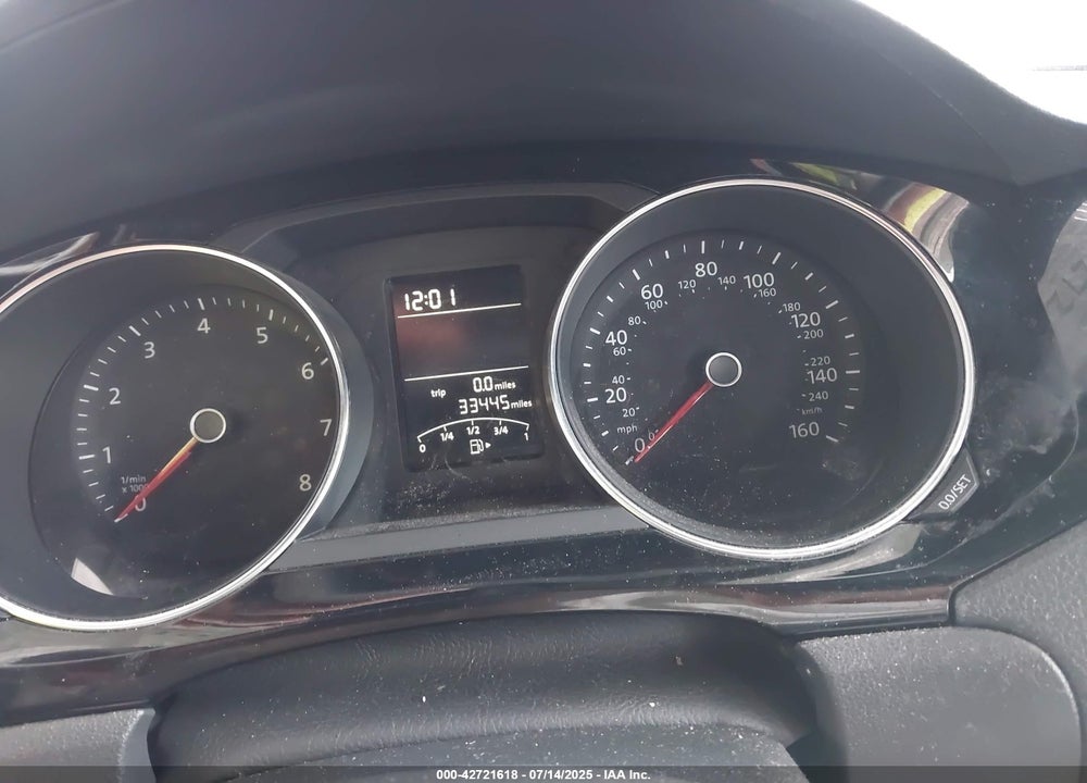 2017 VOLKSWAGEN JETTA VIN: 3VWD17AJ8HM297278