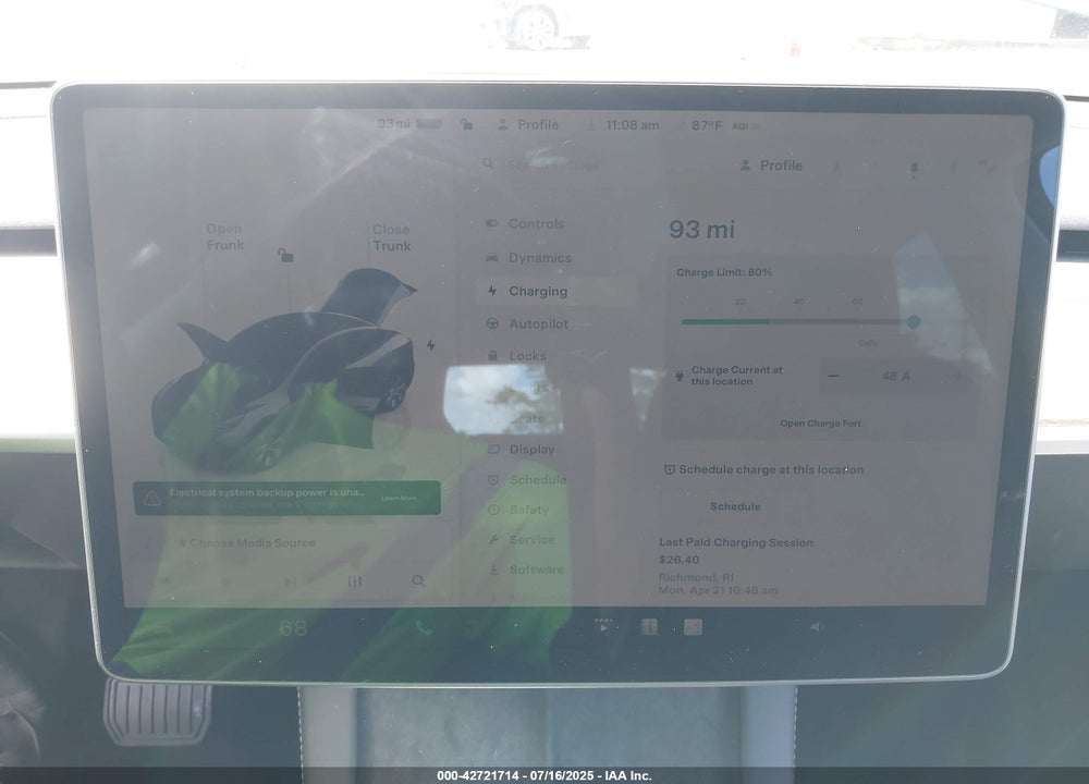 2023 TESLA MODEL Y VIN: 7SAYGDEEXPF869763
