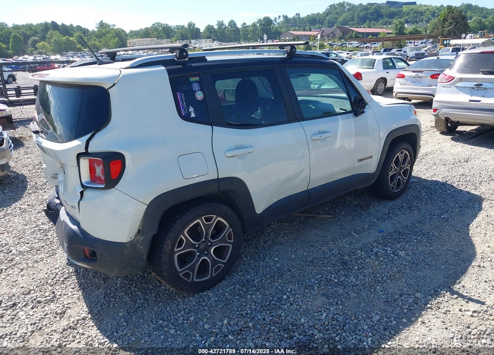 2016 JEEP RENEGADE LIMITED VIN: ZACCJADTXGPC88957