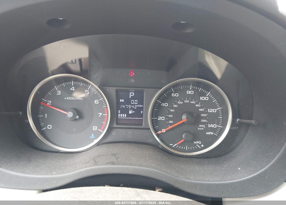 2015 SUBARU IMPREZA VIN: JF1GJAC64FH014629