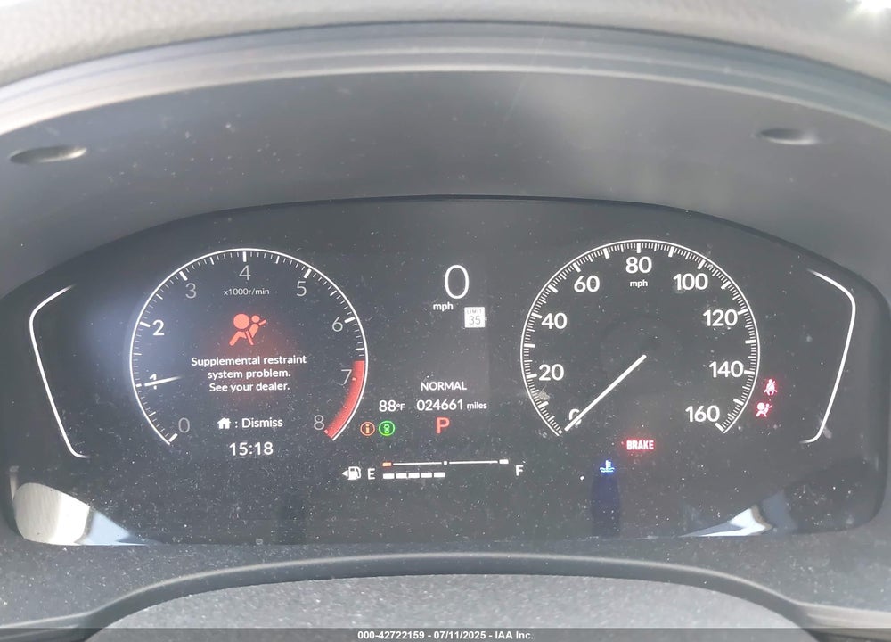 2024 HONDA CIVIC VIN: 19XFL2H83RE020092