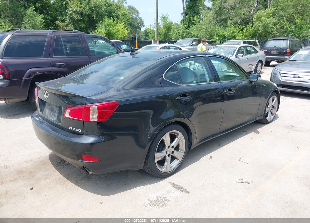 2011 LEXUS IS250 VIN: JTHBF5C25B5144973