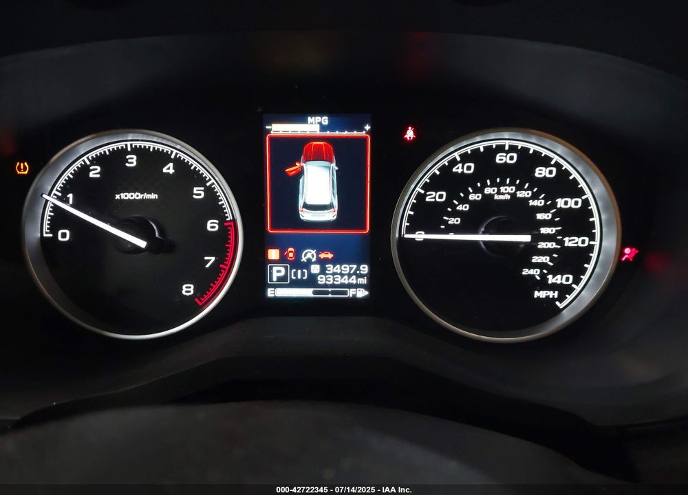 2019 SUBARU FORESTER VIN: JF2SKAEC5KH448008