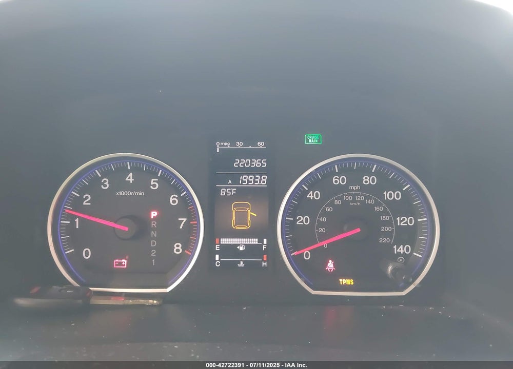 2007 HONDA CR-V VIN: JHLRE48777C072942