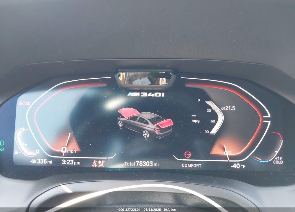 2022 BMW 3 SERIES M340I XDRIVE VIN: 3MW5U9J00N8C22688