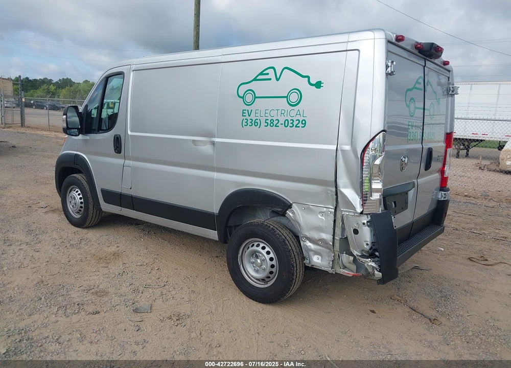 2024 RAM PROMASTER 1500 LOW ROOF 118 WB W/PASS SEAT VIN: 3C6LRVNG3RE128332