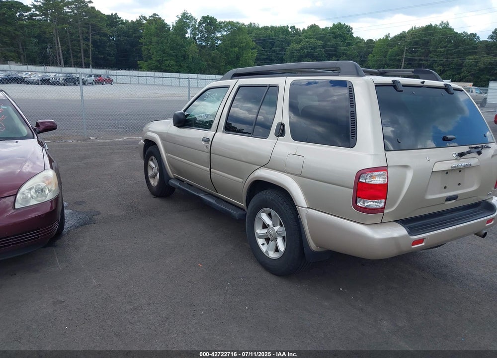 2003 NISSAN PATHFINDER SE VIN: JN8DR09X03W712568