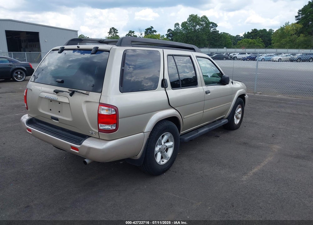 2003 NISSAN PATHFINDER SE VIN: JN8DR09X03W712568