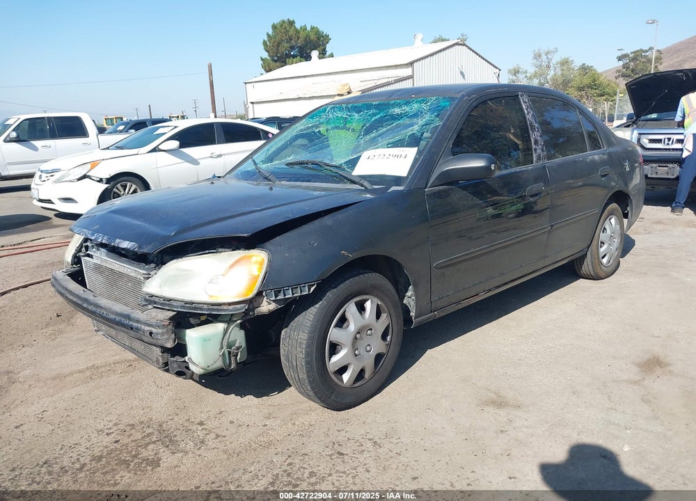 2002 HONDA CIVIC LX VIN: 2HGES16522H571739