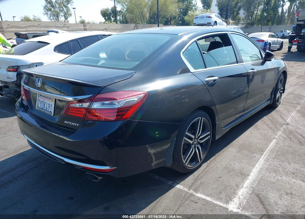 2016 HONDA ACCORD VIN: 1HGCR2F58GA186930