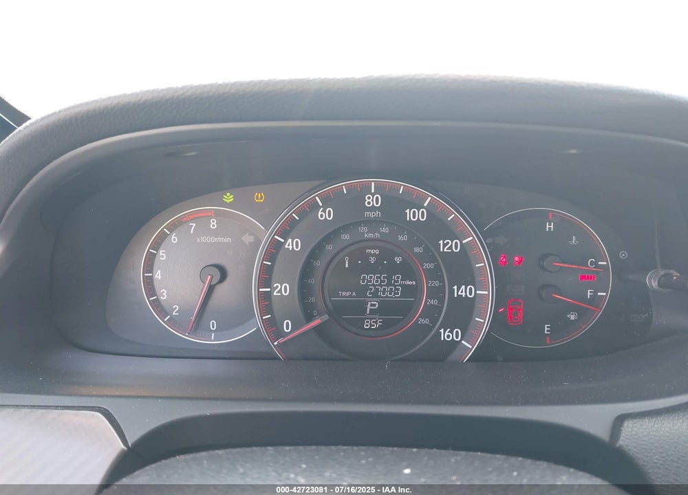 2016 HONDA ACCORD VIN: 1HGCR2F58GA186930