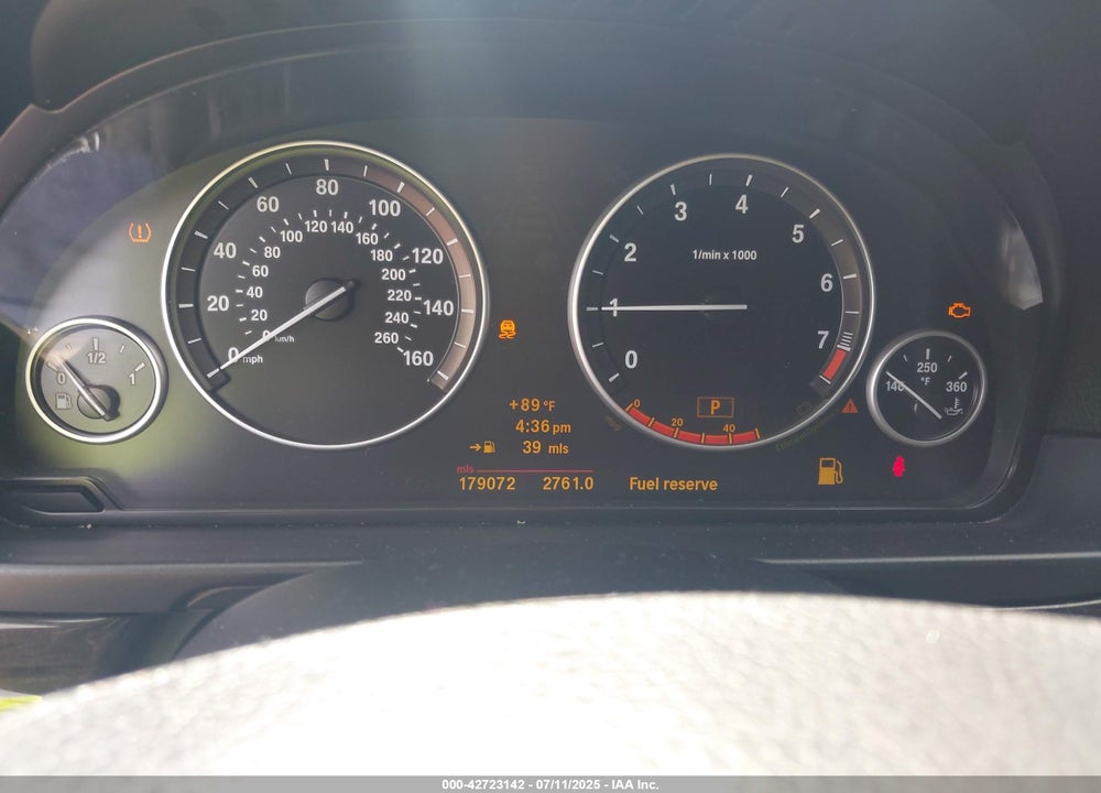 2011 BMW 5 SERIES VIN: WBAFR1C52BC260394