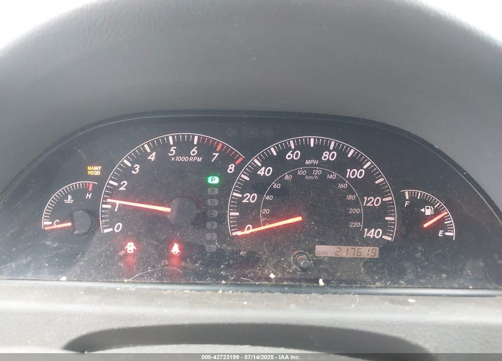 2005 TOYOTA CAMRY LE VIN: 4T1BE32K75U394344