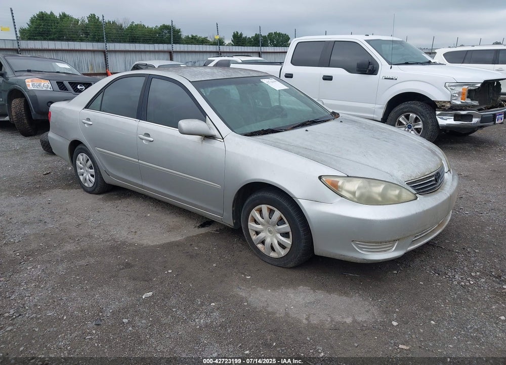 2005 TOYOTA CAMRY LE VIN: 4T1BE32K75U394344