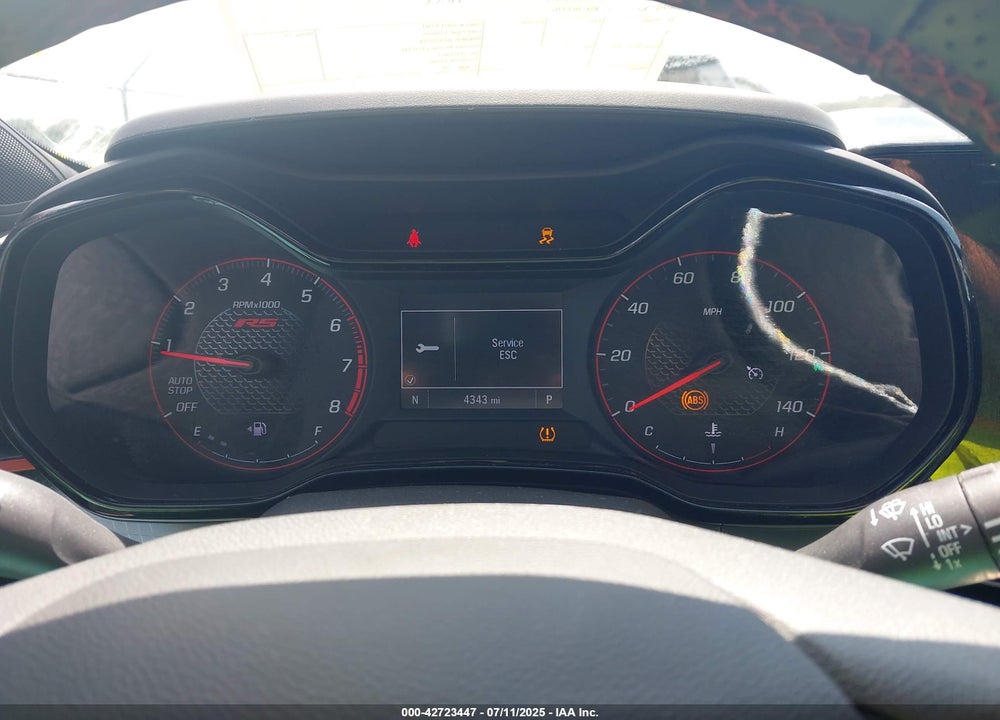 2025 CHEVROLET TRAX VIN: KL77LGEP8SC267776