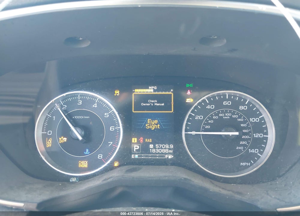 2018 SUBARU IMPREZA VIN: 4S3GTAT64J3738699