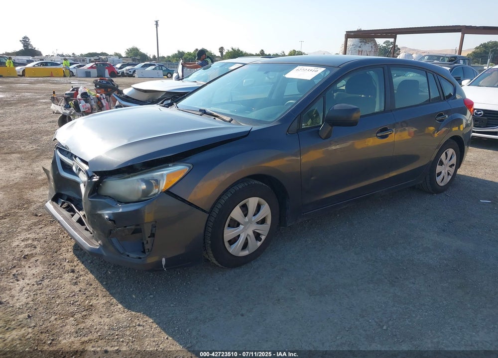2013 SUBARU IMPREZA VIN: JF1GPAA67D2890578