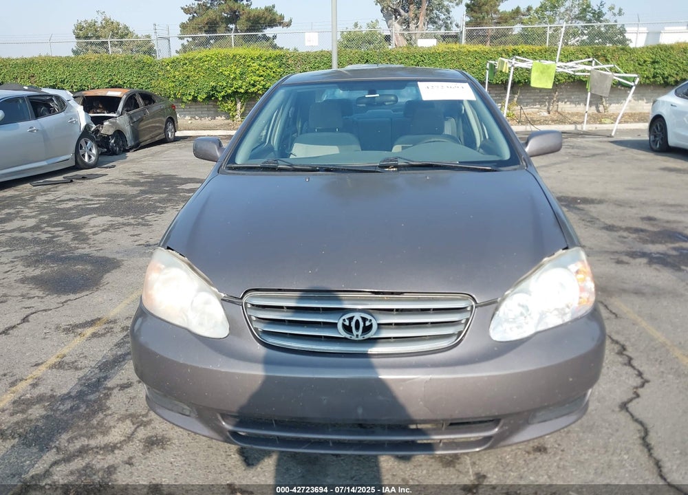 2004 TOYOTA COROLLA LE VIN: 1NXBR32E44Z253308