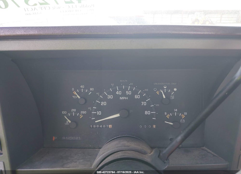 1994 CHEVROLET GMT-400 K1500 VIN: 1GCEK14K8RE116841