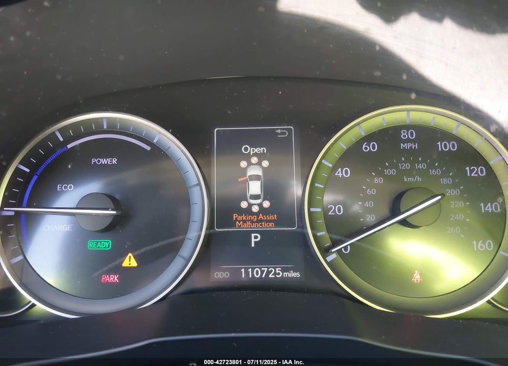 2016 LEXUS ES300H VIN: JTHBW1GG4G2127122